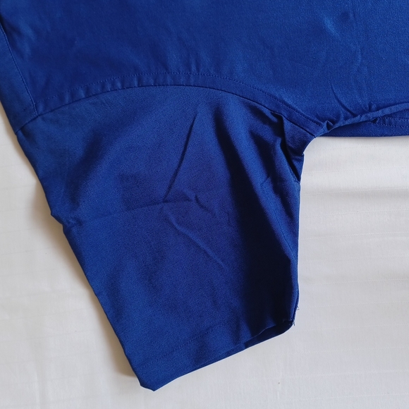 Van Heusen "Wrinkle Free" Short Sleeve Button Down Shirt NEW- Sz. Sm/14.5 - Picture 4 of 10